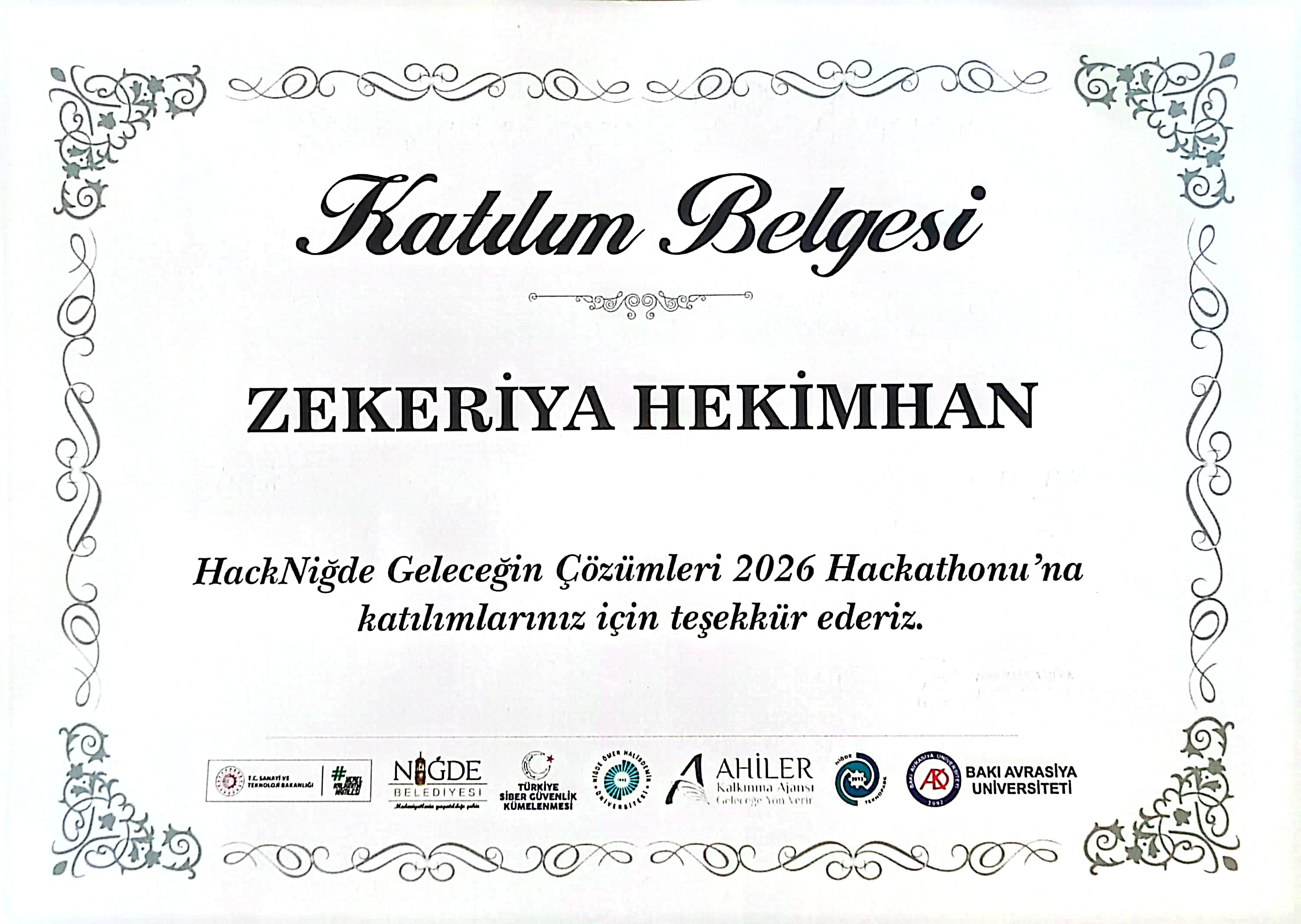 HackNiğde Geleceğin Çözümleri 2026 Hackathonu
