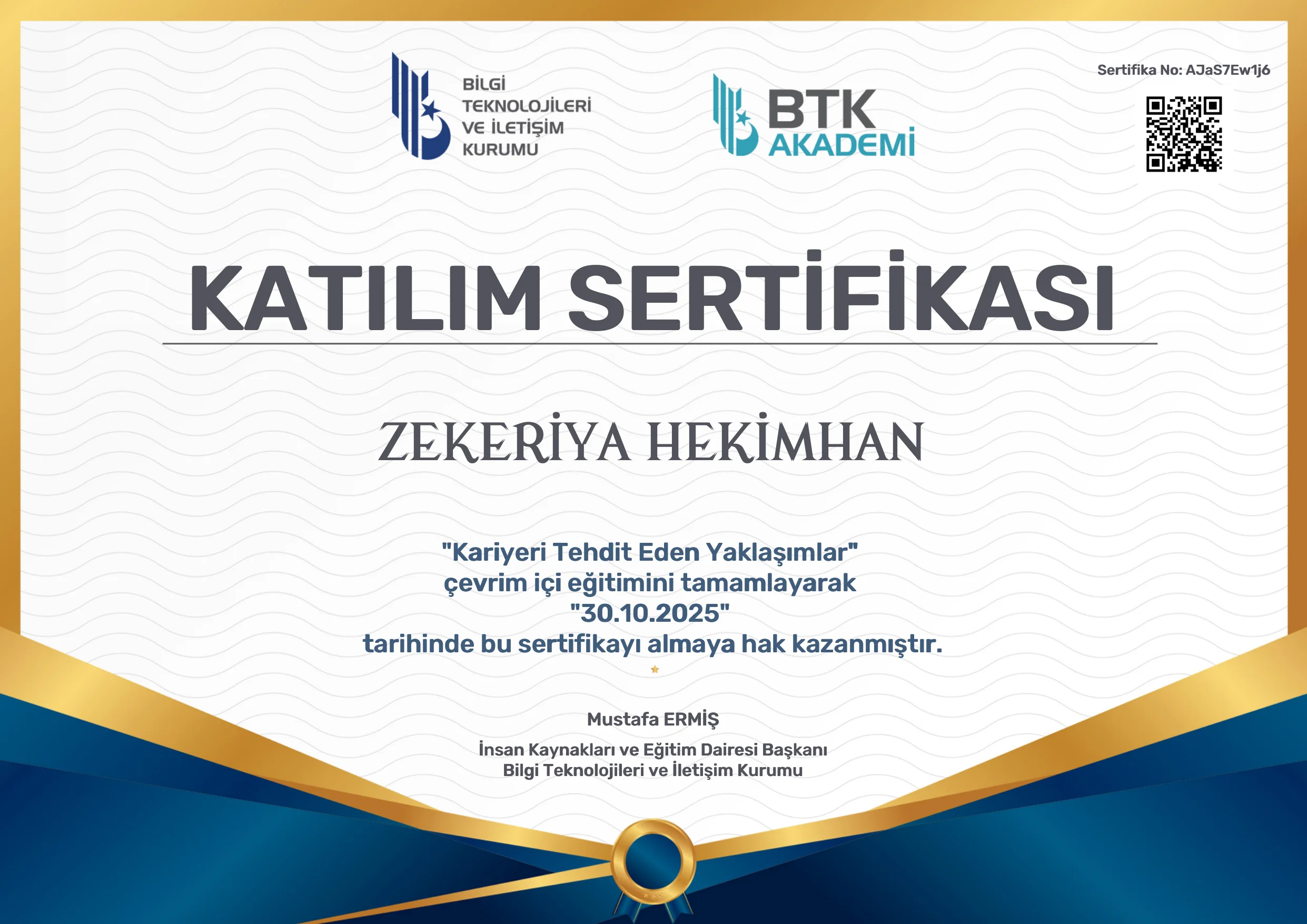 BTK Akademi - Kariyeri Tehdit Eden Yaklaşımlar