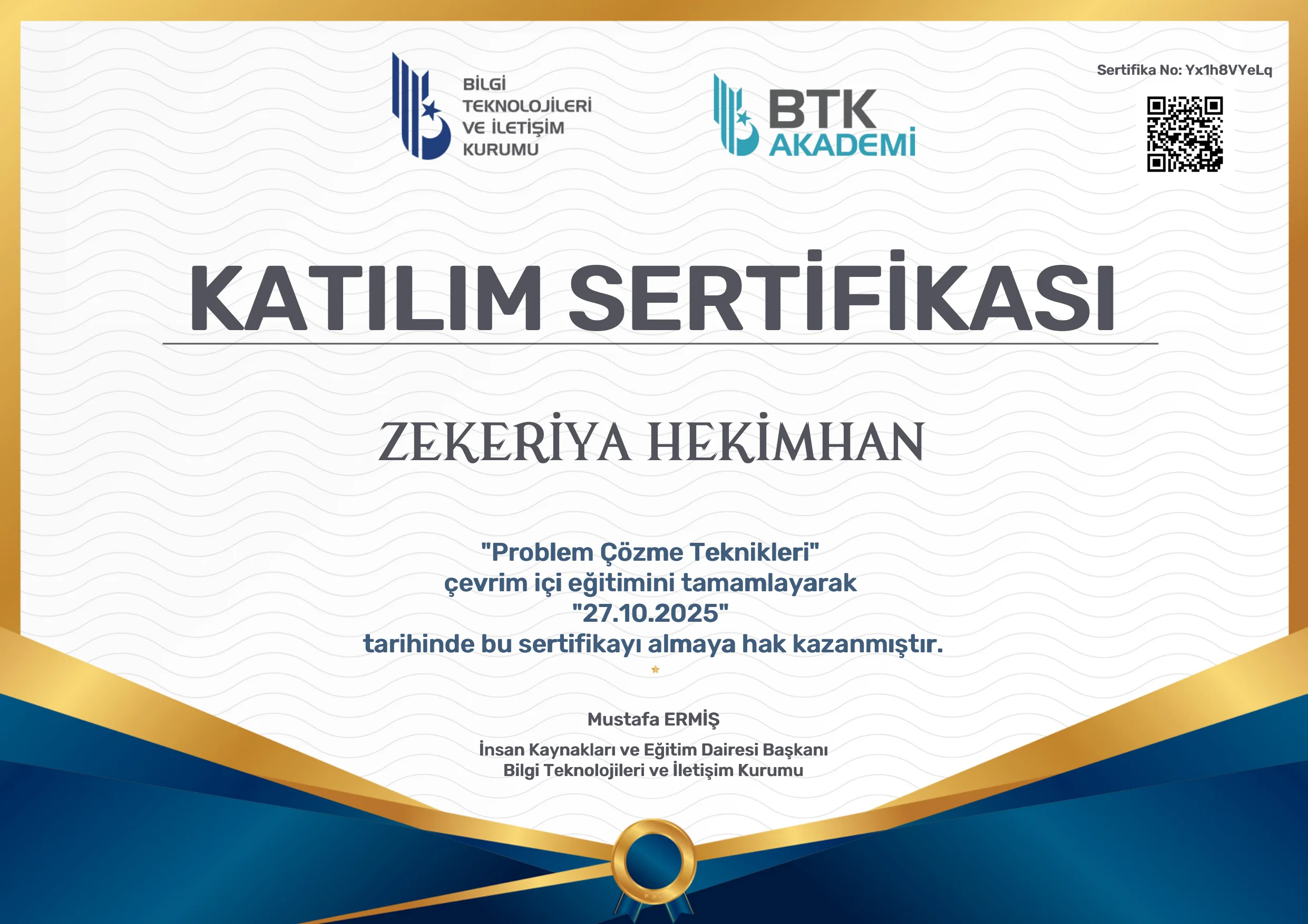 BTK Akademi - Problem Çözme Teknikleri