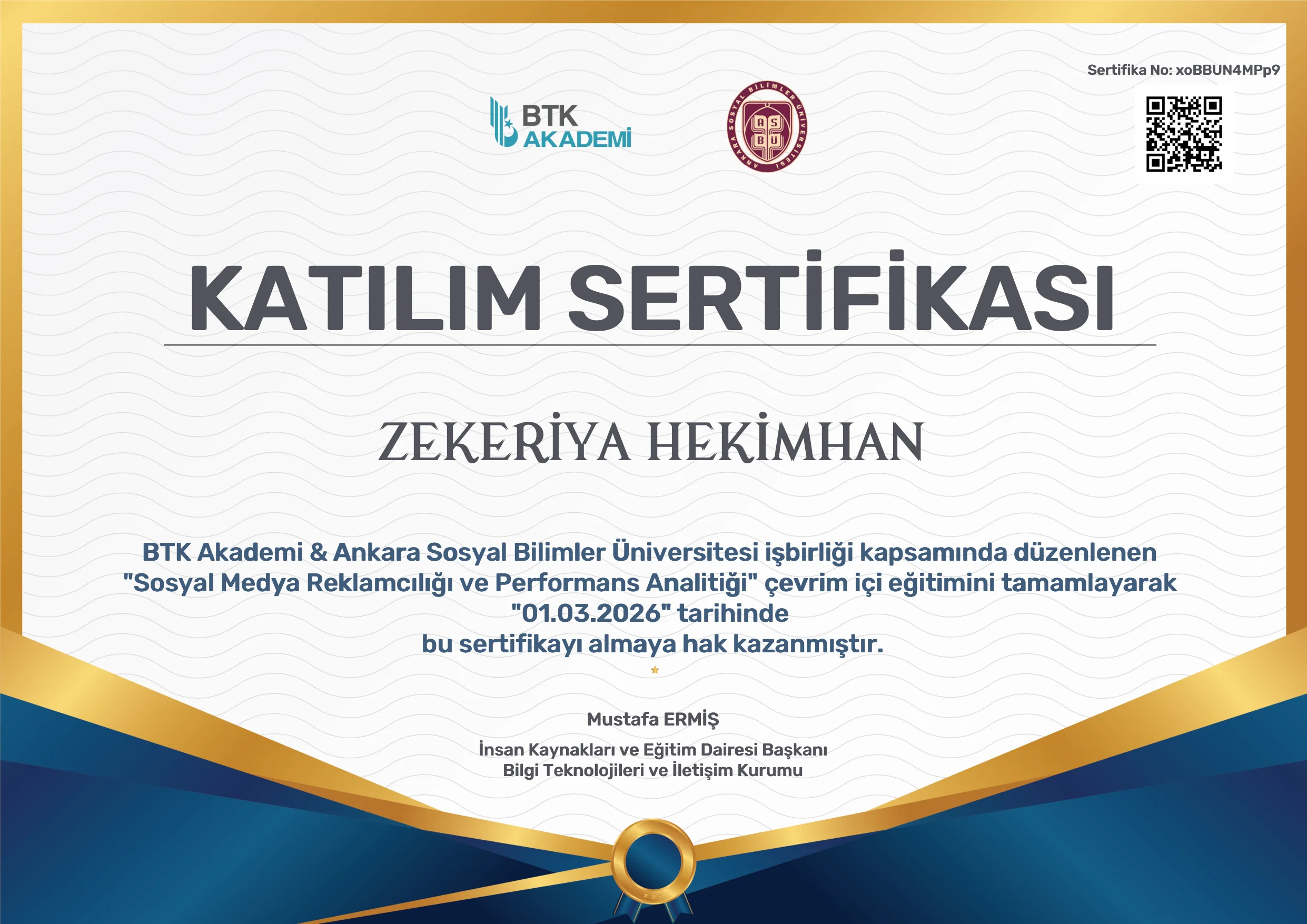 BTK Akademi - Sosyal Medya Reklamcılığı ve Performans Analitiği