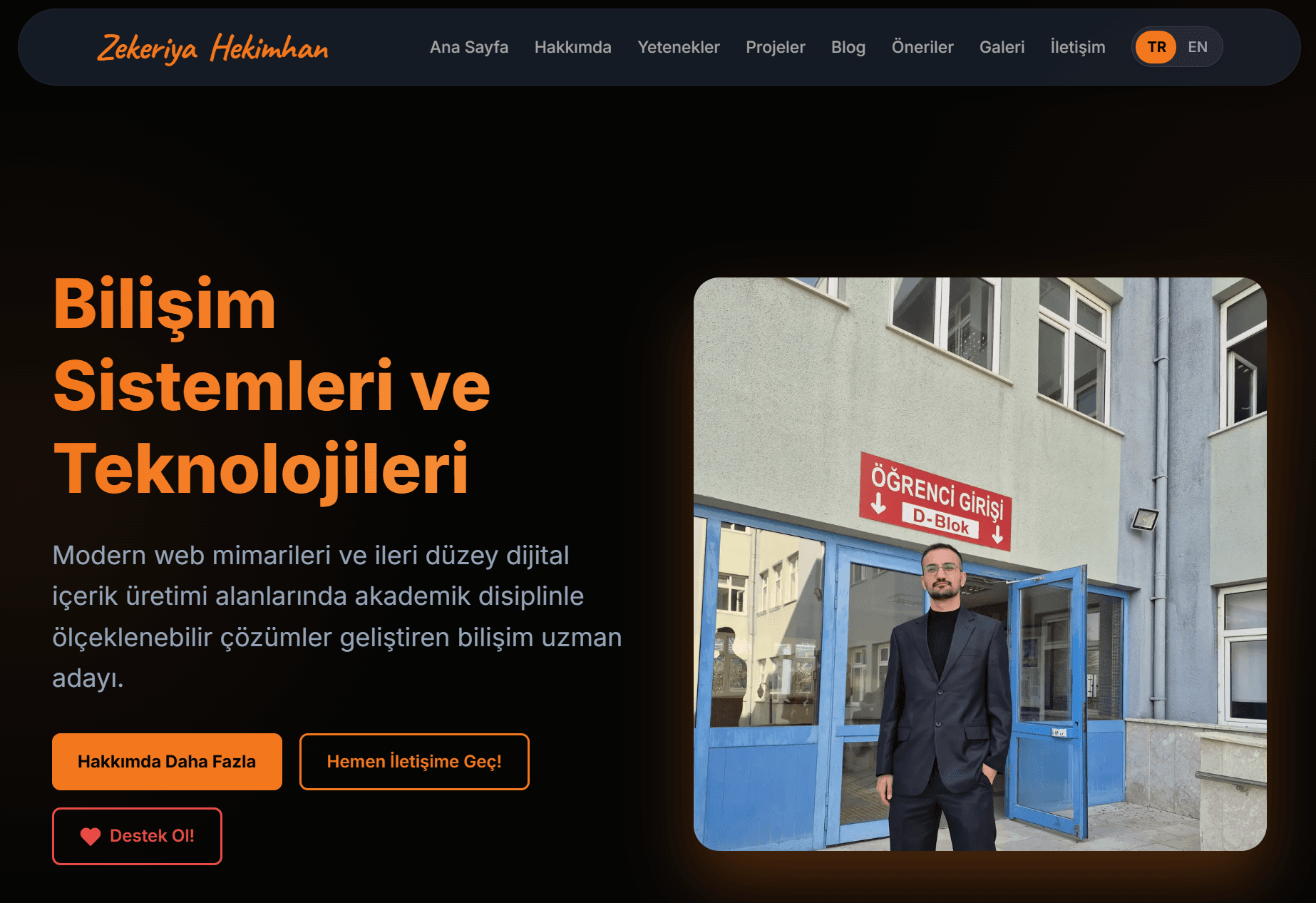 Kişisel Web Sitesi